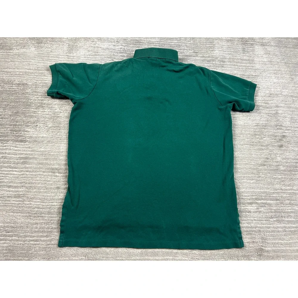 Polo Ralph Lauren Shirt Mens L Green Polo Short Sleeve Cotton Vintage Pony Logo